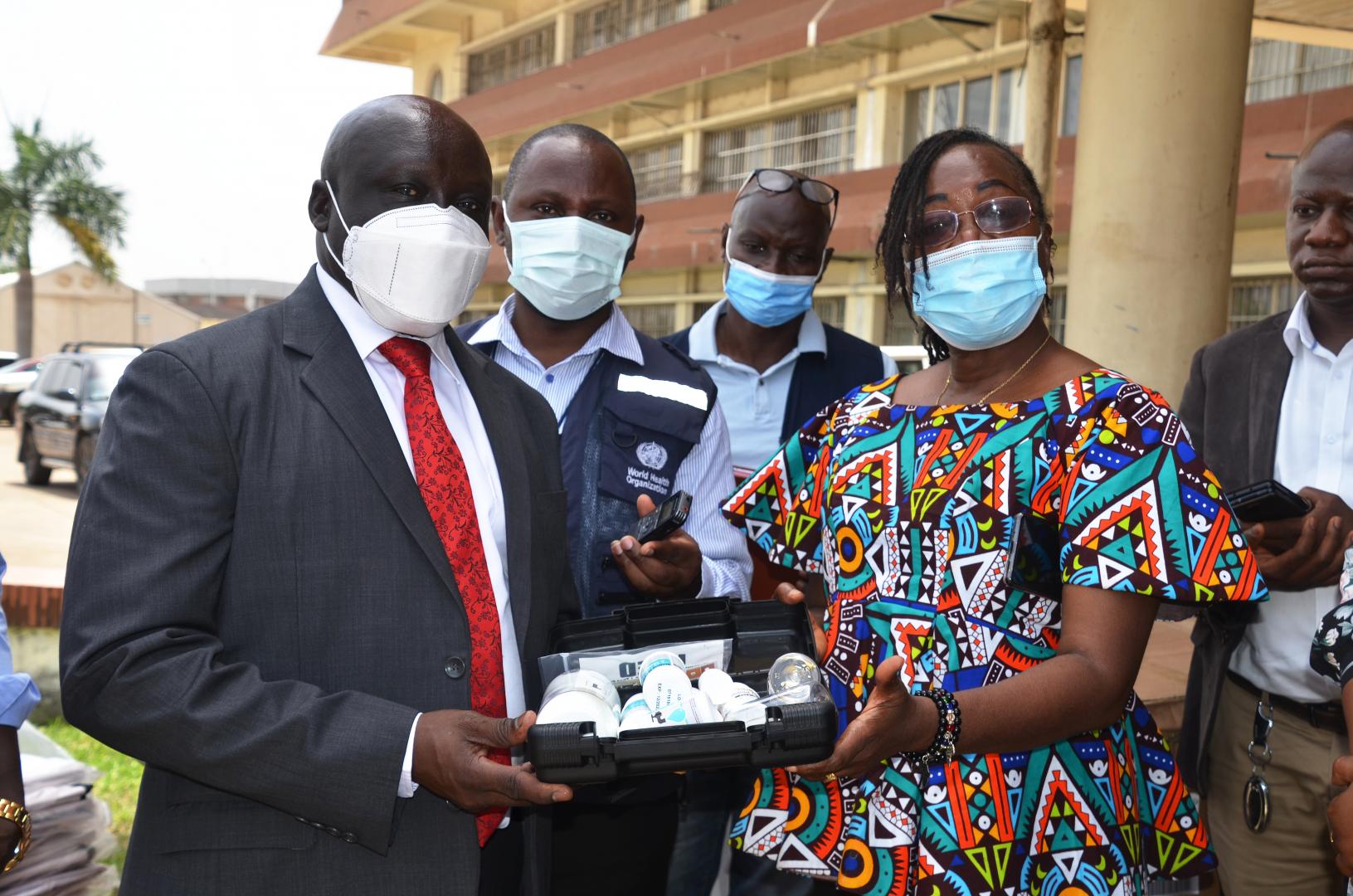 WHO delivers essential health supplies to the Ministry of Health in